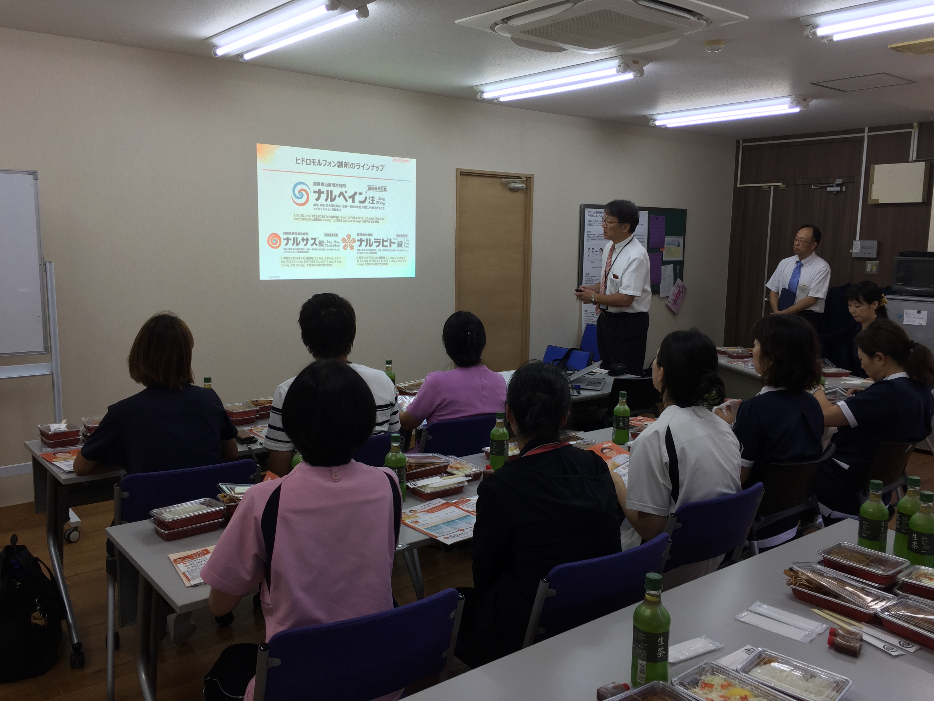 院内勉強会を行いました ヒドロモルフォン ナルサス 錠 かわべクリニック